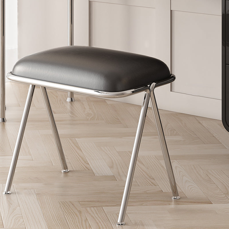 Glam Makeup Vanity Set with Glass Top, Black Vanity Dressing Table Set Clearhalo 'Bedroom Furniture' 'furn' 'furn_makeup_vanities' 'Furniture' 'Makeup Vanities' 'makeup_vanities' 5932418