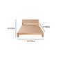 Scandinavian Solid Wood Bed Natural Bed With Custom Wood Legs