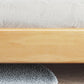84.65 inch Wide Scandinavian Standard Bed Solid Wood Bed with Headboard