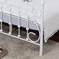 Modern Metal Folding Bed Arched Open-Frame Bed with Headboard