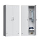 Contemporary Style Metal Wardrobe White Colour Wardrobe Closet for Home 2 Clearhalo 'Armoires & Wardrobes' 'armoires_wardrobes' 'Bedroom Furniture' 'furn' 'furn_armoires_wardrobes' 'Furniture' 5932907
