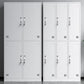 Contemporary Style Metal Wardrobe White Colour Wardrobe Closet for Home Clearhalo 'Armoires & Wardrobes' 'armoires_wardrobes' 'Bedroom Furniture' 'furn' 'furn_armoires_wardrobes' 'Furniture' 5932908