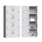 Contemporary Style Metal Wardrobe White Colour Wardrobe Closet for Home Clearhalo 'Armoires & Wardrobes' 'armoires_wardrobes' 'Bedroom Furniture' 'furn' 'furn_armoires_wardrobes' 'Furniture' 5932920