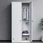 Contemporary Style Metal Wardrobe White Colour Wardrobe Closet for Home Clearhalo 'Armoires & Wardrobes' 'armoires_wardrobes' 'Bedroom Furniture' 'furn' 'furn_armoires_wardrobes' 'Furniture' 5932926
