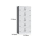 Contemporary Style Metal Wardrobe White Colour Wardrobe Closet for Home Clearhalo 'Armoires & Wardrobes' 'armoires_wardrobes' 'Bedroom Furniture' 'furn' 'furn_armoires_wardrobes' 'Furniture' 5932934
