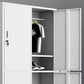 Contemporary Wardrobe White Colour Steel Wardrobe Closet with Doors Clearhalo 'Armoires & Wardrobes' 'armoires_wardrobes' 'Bedroom Furniture' 'furn' 'furn_armoires_wardrobes' 'Furniture' 5933005