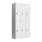 Contemporary Wardrobe White Colour Steel Wardrobe Closet with Doors 6 Clearhalo 'Armoires & Wardrobes' 'armoires_wardrobes' 'Bedroom Furniture' 'furn' 'furn_armoires_wardrobes' 'Furniture' 5933007