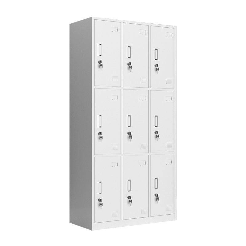 Contemporary Wardrobe White Colour Steel Wardrobe Closet with Doors 9 Clearhalo 'Armoires & Wardrobes' 'armoires_wardrobes' 'Bedroom Furniture' 'furn' 'furn_armoires_wardrobes' 'Furniture' 5933009