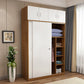 Twee deuren garderobe armoire moderne gemeten houten garderobe kast