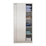 Twee deuren garderobe armoire moderne gemeten houten garderobe kast