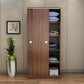 Twee deuren garderobe armoire moderne gemeten houten garderobe kast
