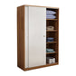 Twee deuren garderobe armoire moderne gemeten houten garderobe kast