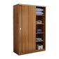 Twee deuren garderobe armoire moderne gemeten houten garderobe kast