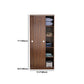 Twee deuren garderobe armoire moderne gemeten houten garderobe kast