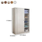 Twee deuren garderobe armoire moderne gemeten houten garderobe kast
