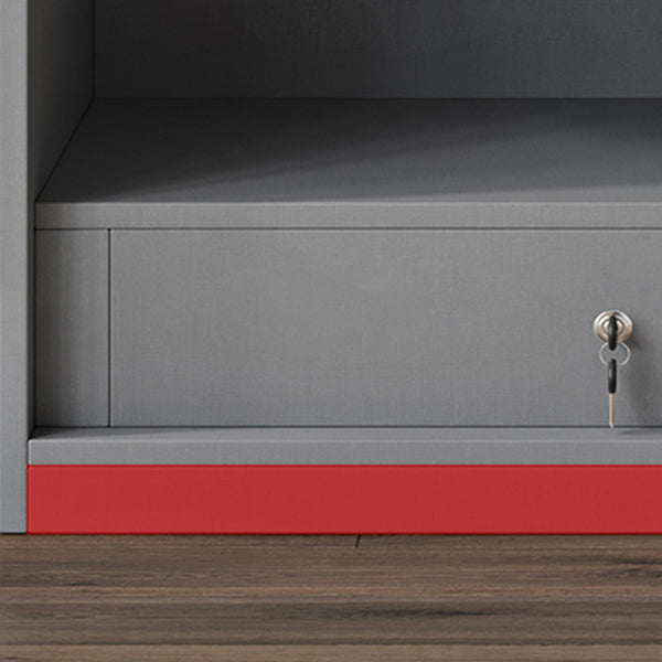 Witte kleur houten garderobe zachte close deur garderobe kast met kledingstaaf