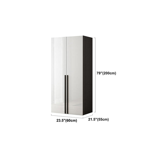 Gespiegelde afwerkingskast met scharnierende deuren eigentijdse witte opbergkast