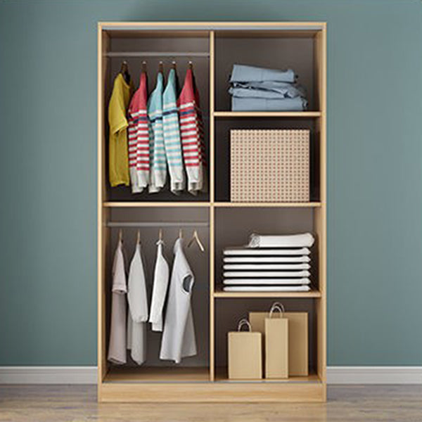 Engineered houten garderobe kast moderne garderobe kast met planken