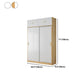 Engineered houten garderobe kast moderne garderobe kast met planken