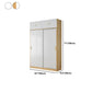 Engineered houten garderobe kast moderne garderobe kast met planken