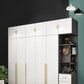Color blanco Armario de madera Armario de armario de puerta cerrada para casa para casa