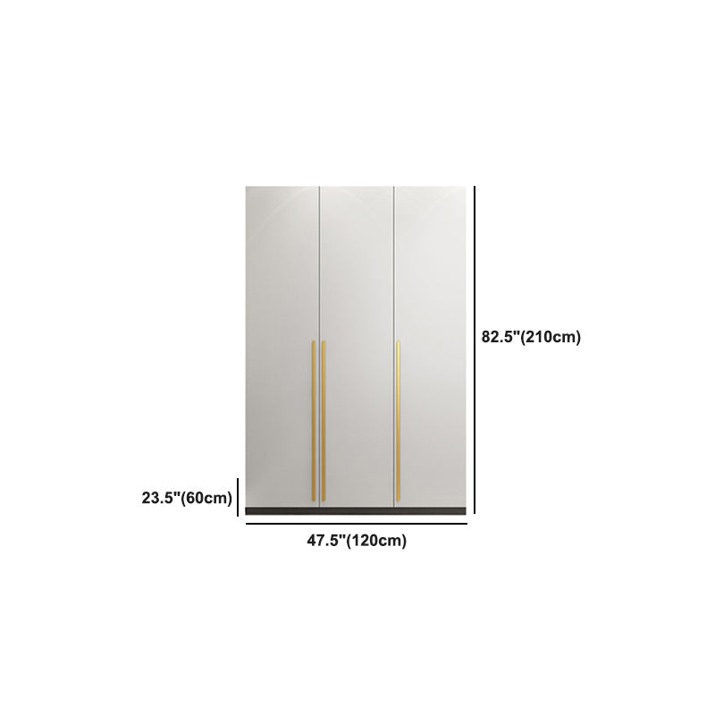 Color blanco Armario de madera Armario de armario de puerta cerrada para casa para casa