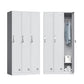 Contemporary Steel Wardrobe Closet Hinged Wardrobe Cabinet for Home