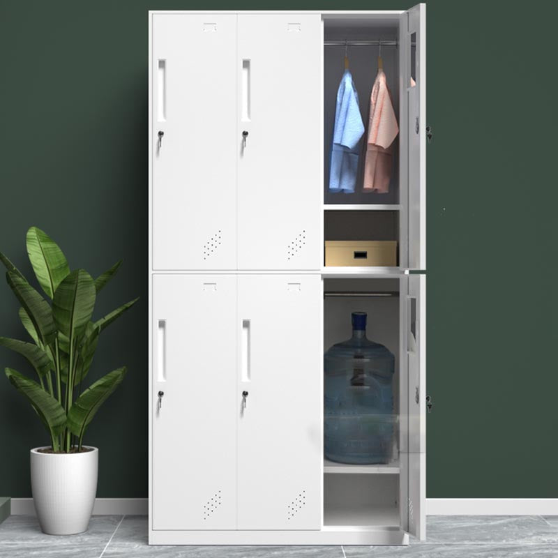 Contemporary Steel Wardrobe Closet Hinged Wardrobe Cabinet for Home