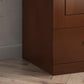 74.8"H Traditional Rubberwood Storage Cabinet with Garment Rod Matte Finish Cabinet Clearhalo 'Armoires & Wardrobes' 'armoires_wardrobes' 'Bedroom Furniture' 'furn' 'furn_armoires_wardrobes' 'Furniture' 5933237