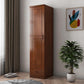 74.8"H Traditional Rubberwood Storage Cabinet with Garment Rod Matte Finish Cabinet Clearhalo 'Armoires & Wardrobes' 'armoires_wardrobes' 'Bedroom Furniture' 'furn' 'furn_armoires_wardrobes' 'Furniture' 5933239