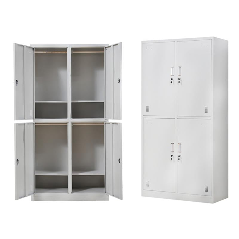 Contemporary Hinged Wardrobe Armoire Steel Wardrobe Cabinet for Home