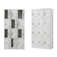 Contemporary Hinged Wardrobe Armoire Steel Wardrobe Cabinet for Home