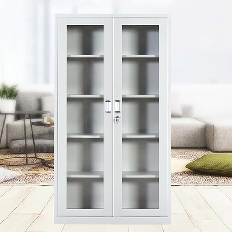 Contemporary Hinged Wardrobe Armoire Steel Wardrobe Cabinet for Home