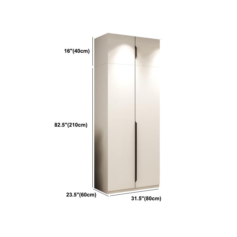 Manufactured Wood White Storage Cabinet Modern Style Cabinet for Bedroom