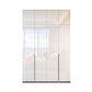 Contemporary Wooden Wardrobe White Colour Wardrobe Closet with Garment Rod