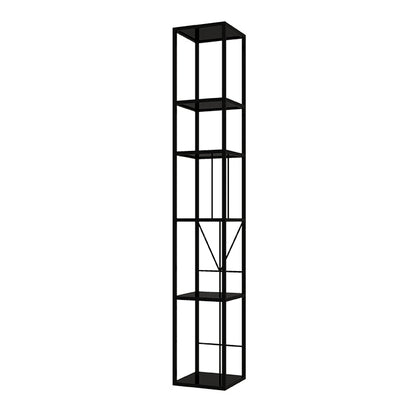 Luxe metalen wijnhouder rek vrijstaand met plankwijnrek 78.7 "h