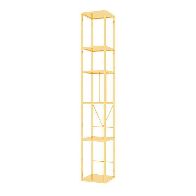 Luxe metalen wijnhouder rek vrijstaand met plankwijnrek 78.7 "h