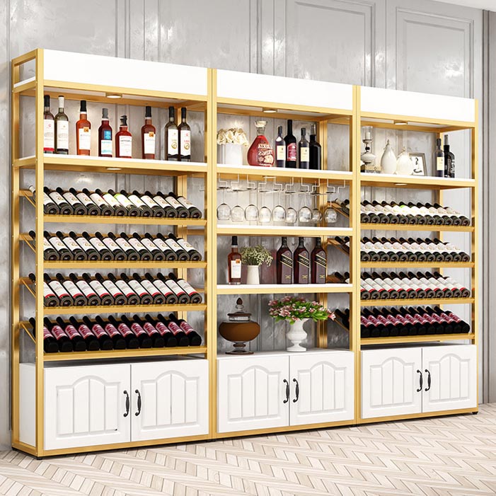 Mid-Century Modern Wine Holder Floor Solid Wood Wine Rack with Shelf Clearhalo 'furn' 'furn_wine_racks' 'Furniture' 'Kitchen & Dining Furniture' 'Wine Racks' 'wine_racks' 5933593