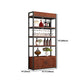Mid-Century Modern Wine Holder Floor Solid Wood Wine Rack with Shelf Clearhalo 'furn' 'furn_wine_racks' 'Furniture' 'Kitchen & Dining Furniture' 'Wine Racks' 'wine_racks' 5933609
