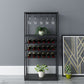 Modern Floor Wine Holder Rack Stemware Holder Metal Wine Rack Clearhalo 'furn' 'furn_wine_racks' 'Furniture' 'Kitchen & Dining Furniture' 'Wine Racks' 'wine_racks' 5933634