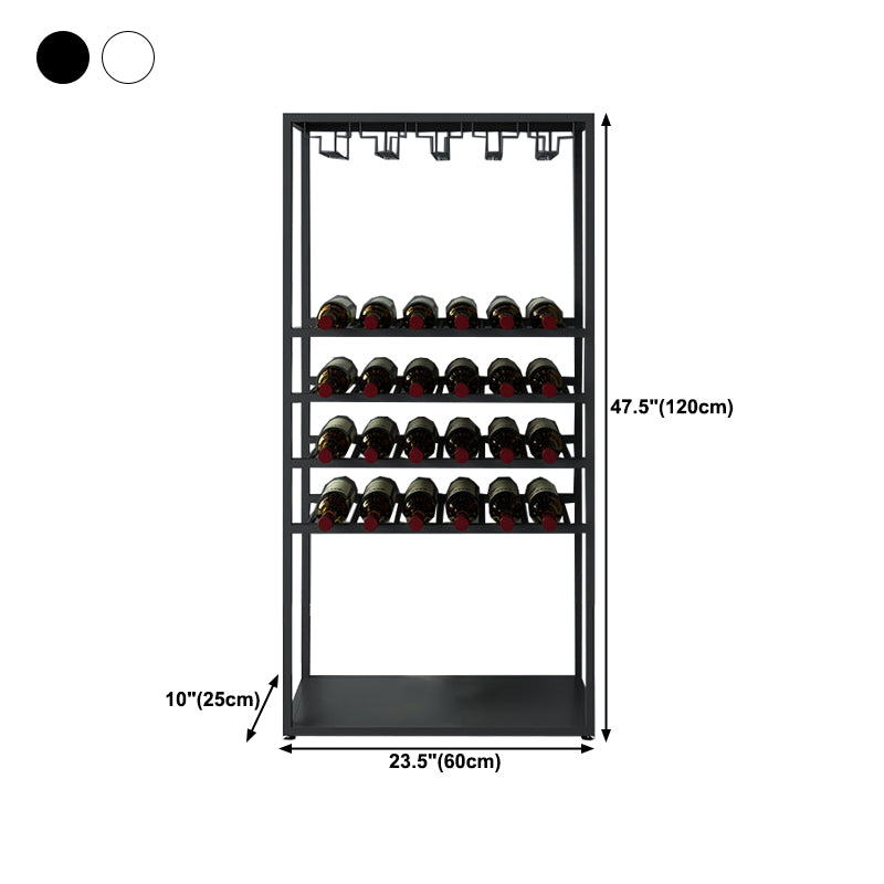 Modern Floor Wine Holder Rack Stemware Holder Metal Wine Rack Clearhalo 'furn' 'furn_wine_racks' 'Furniture' 'Kitchen & Dining Furniture' 'Wine Racks' 'wine_racks' 5933644