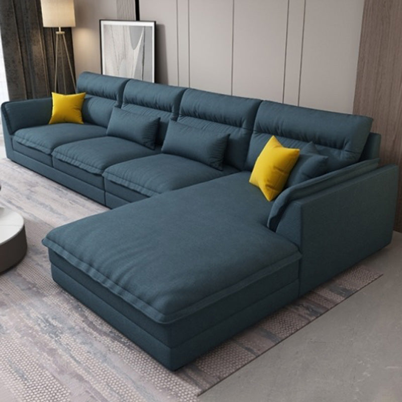 Moderne sectionals faux lederen kussen bovenarm sectionals. 134 inch