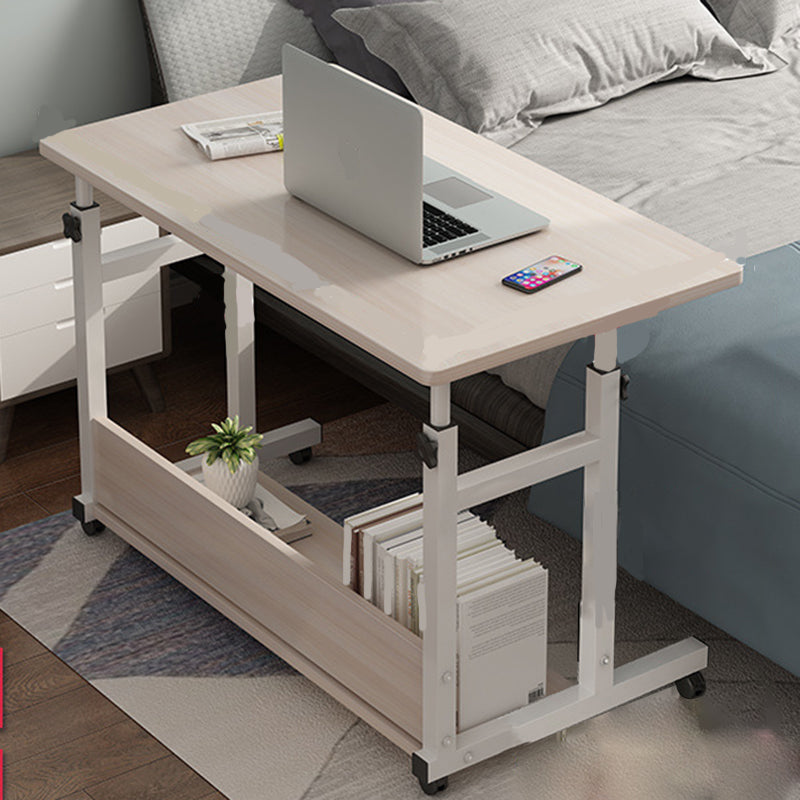 Modern Writing Desk Wooden Adjustable Standing Desk with Caster Wheel 31"L x 20"W x 24"H Wood Clearhalo 'furn' 'furn_office_desk' 'Furniture' 'Office Desks' 'Office Furniture' 'office_desk' 5934005