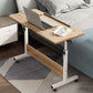 Modern Writing Desk Wooden Adjustable Standing Desk with Caster Wheel Natural Clearhalo 'furn' 'furn_office_desk' 'Furniture' 'Office Desks' 'Office Furniture' 'office_desk' 5934010