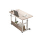 Modern Writing Desk Wooden Adjustable Standing Desk with Caster Wheel Clearhalo 'furn' 'furn_office_desk' 'Furniture' 'Office Desks' 'Office Furniture' 'office_desk' 5934013