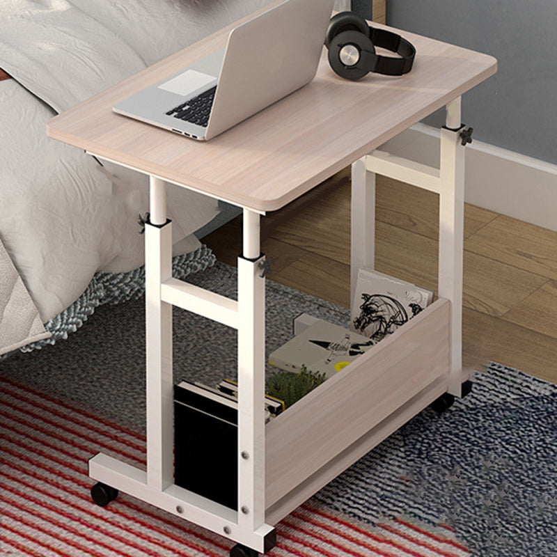 Modern Writing Desk Wooden Adjustable Standing Desk with Caster Wheel 24"L x 16"W x 24"H Wood Clearhalo 'furn' 'furn_office_desk' 'Furniture' 'Office Desks' 'Office Furniture' 'office_desk' 5934024