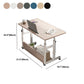 Modern Writing Desk Wooden Adjustable Standing Desk with Caster Wheel Clearhalo 'furn' 'furn_office_desk' 'Furniture' 'Office Desks' 'Office Furniture' 'office_desk' 5934030