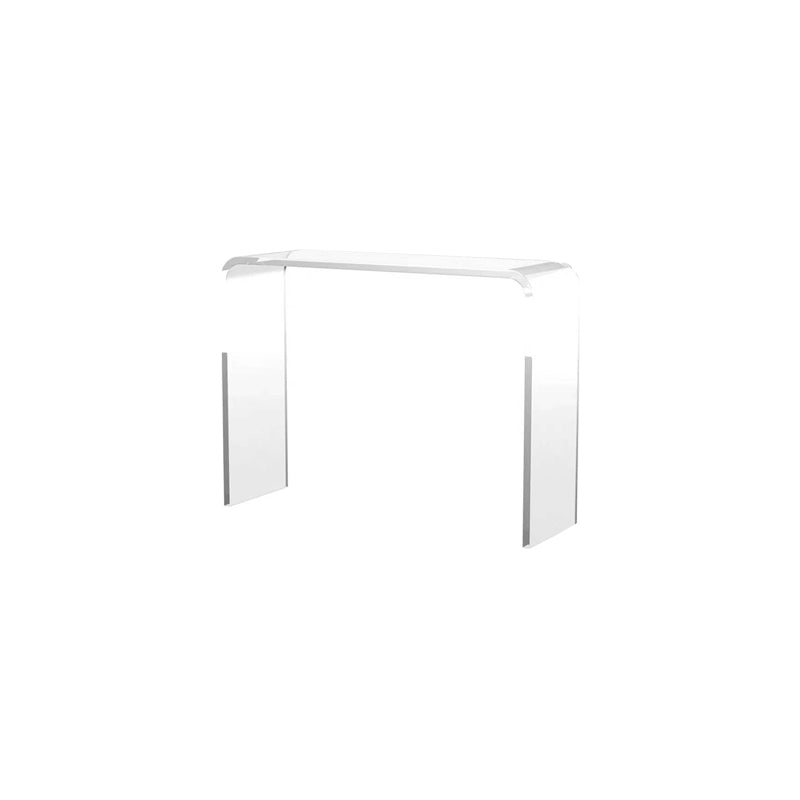 Home Rectangular Office Writing Desk Acrylic Modern Style Office Desk