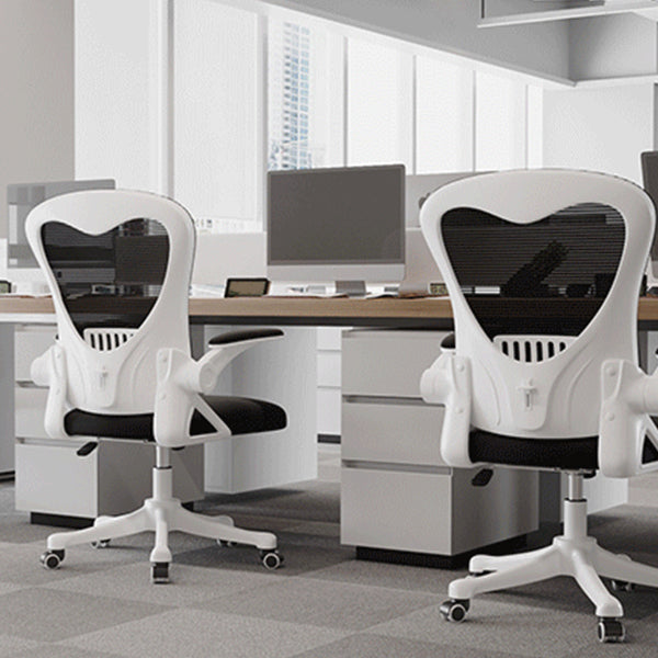Contemporary Arm Chair Upholstered Swivel Breathable AirGrid Office Chair Clearhalo 'furn' 'furn_office_chair' 'Furniture' 'Office Chairs' 'Office Furniture' 'office_chair' 5934115