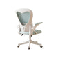 Contemporary Arm Chair Upholstered Swivel Breathable AirGrid Office Chair White Green 1 Piece Without Headrest Clearhalo 'furn' 'furn_office_chair' 'Furniture' 'Office Chairs' 'Office Furniture' 'office_chair' 5934135